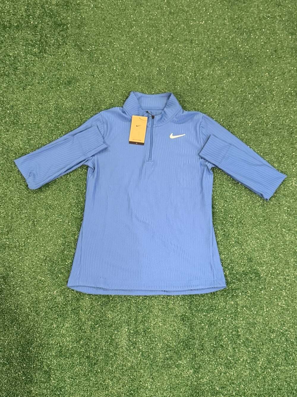 Nike Dri-FIT Advantage 1/2-Zip Top Size S-TALL Blue Golf